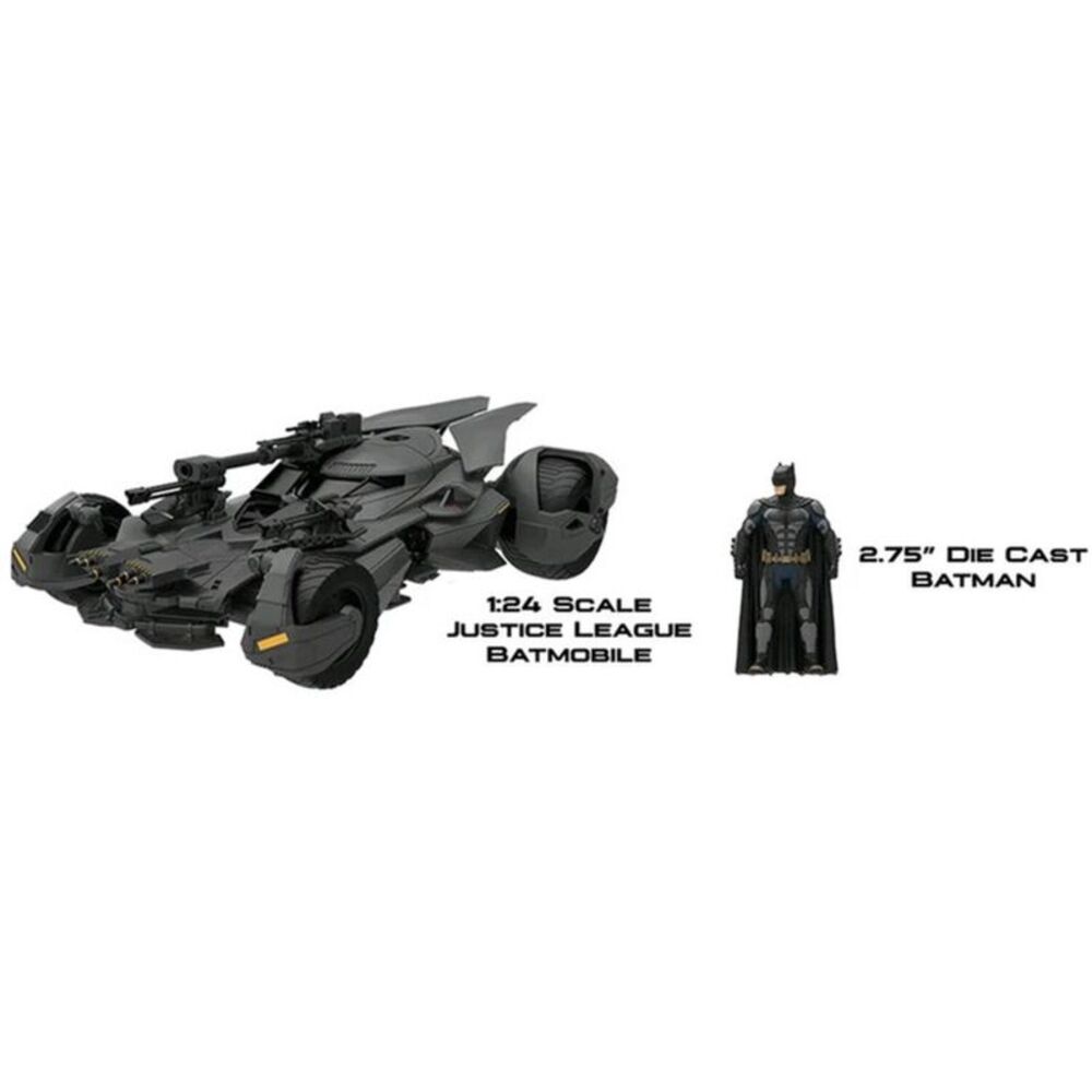 Jada Toys - 1:24 Batmobile - '17 Justice League Batmobile With Batman